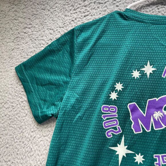 Makahiki Challenge Shirt Womens Large Green Kualoa Hawaii Active Athletic - Picture 12 of 14